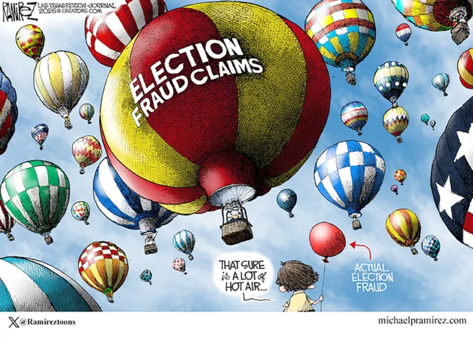 Editorial cartoon for July 21, 2026